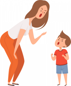 illustration gronder dans article éducation paragraphe Ne pas éduquer dans la colère