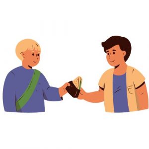 illustration partage frere dans article education paragraphe Créer des rituels de partage