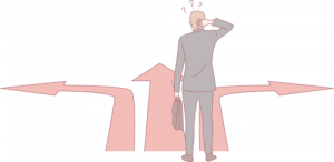illustration professionnel dans article couple paragraphe Gérer les défis liés aux transitions professionnelles