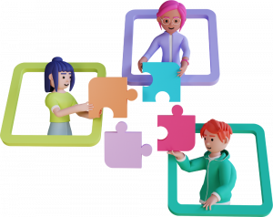 illustration collaboration dans article education paragraphe Créer un cadre collaboratif