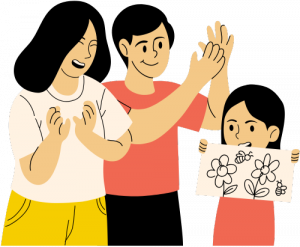 Illustration fierté dans article education Honorer ses parents au quotidien : Une mitsva au cœur de la vie juive paragraphe Apporter de la fierté par sa conduite