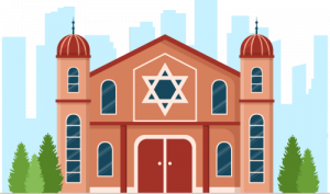 Illustration sanctuaire paix synagogue dans article education 